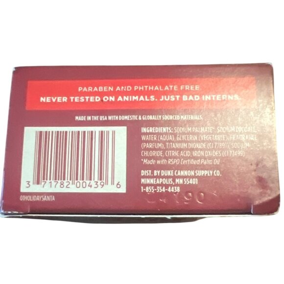 Duke Cannon Santas Pipe Smoke Big A** Brick Of Soap 2 pack - Picture 3 of 5